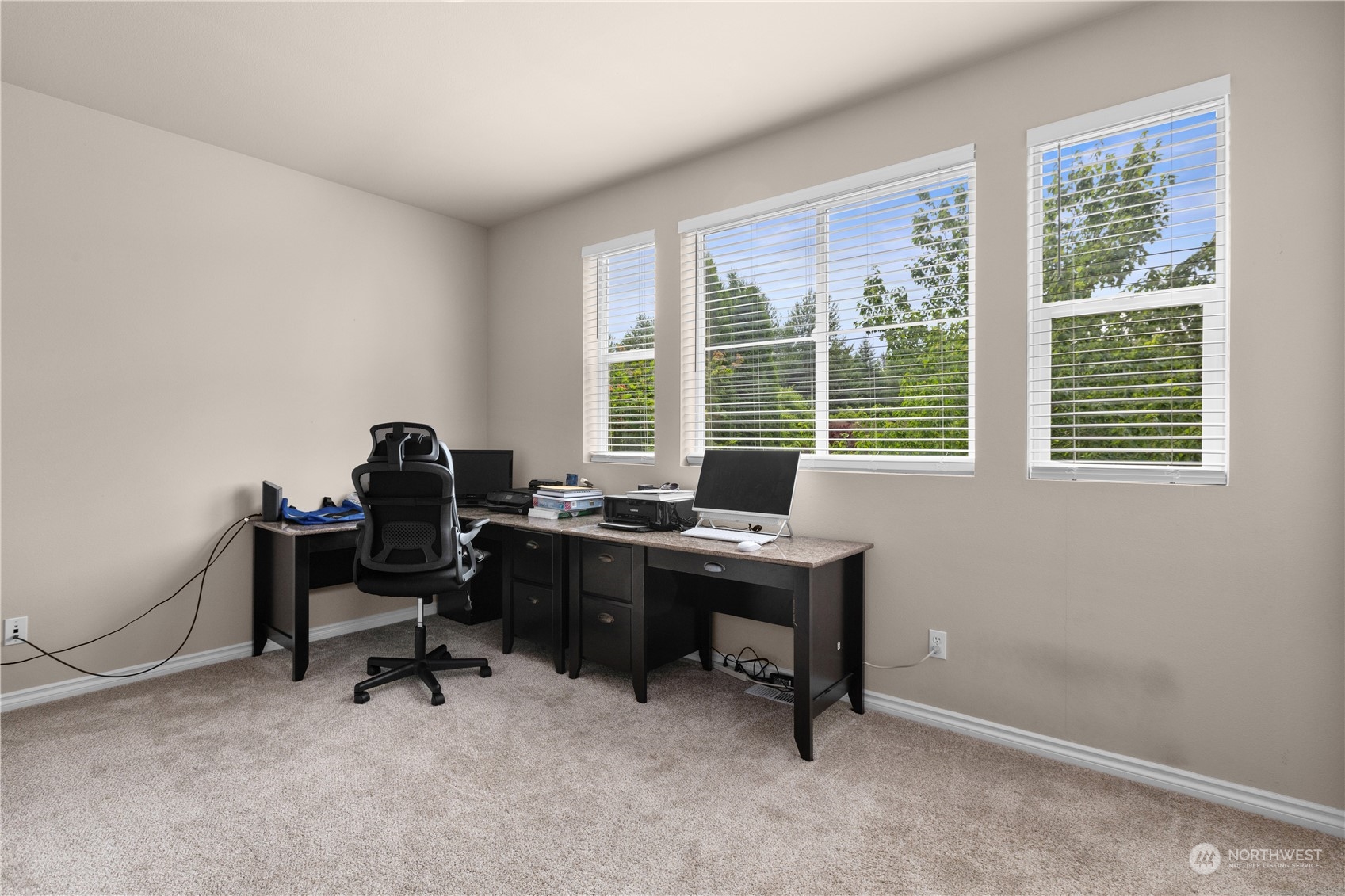 27746 Maple Ridge Way Southeast Maple Valley, WA 98038 - Photo 25 of 37 a view of a workspace with a window