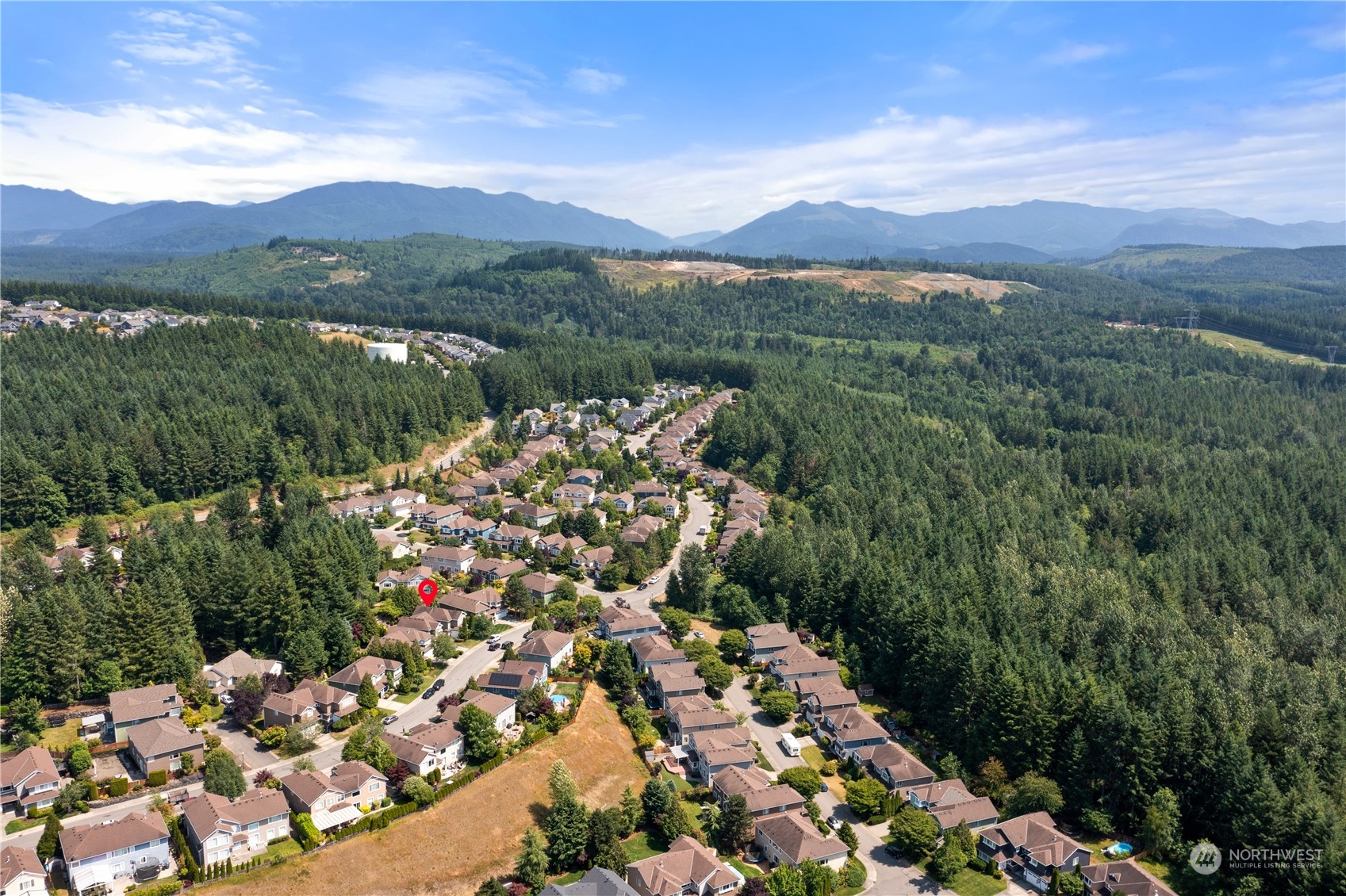 27746 Maple Ridge Way Southeast Maple Valley, WA 98038 - Photo 35 of 37 a view of a city with mountains in the background