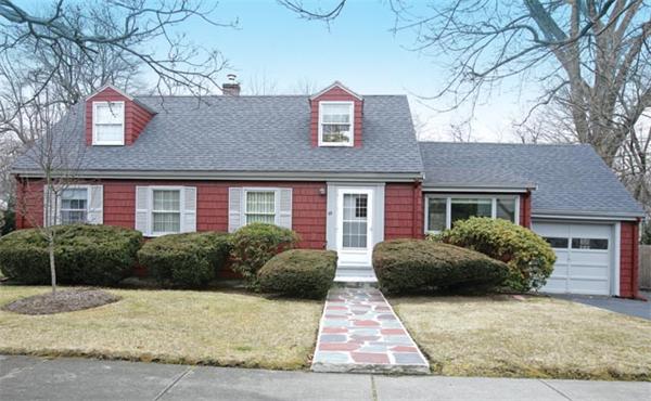 55 Truman Road Newton, MA 02459 - Photo 1 of 8 a house view with a garden space