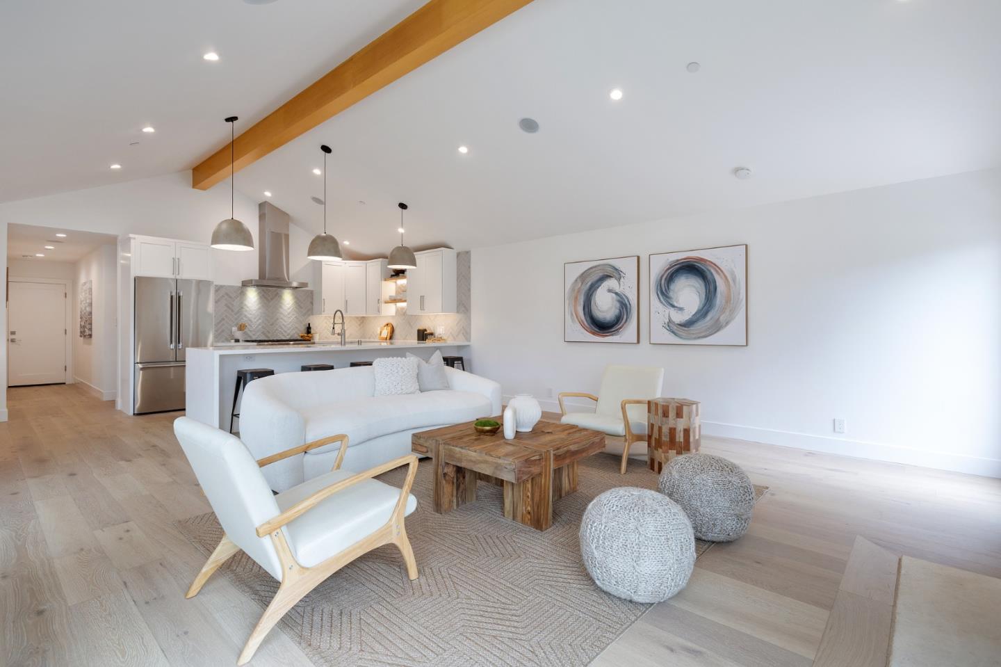 3130 Pico Avenue Carmel, CA 93923 - Photo 18 of 54 a living room with furniture and a clock