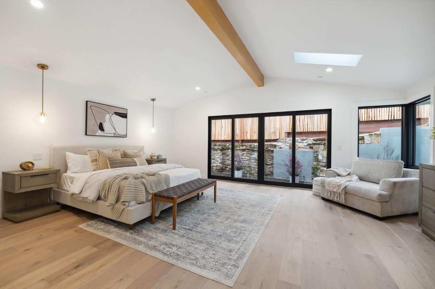 3130 Pico Avenue Carmel, CA 93923 - Photo 30 of 54 a spacious bedroom with a bed and large window