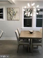 538 Newcomb Street Southeast Washington, DC 20032 - Photo 5 of 29 a view of a dining room with furniture and chandelier
