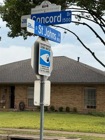 a view of a street sign