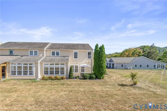 front view of a house with a big yard