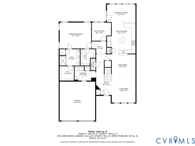 a picture of a bench in a white building