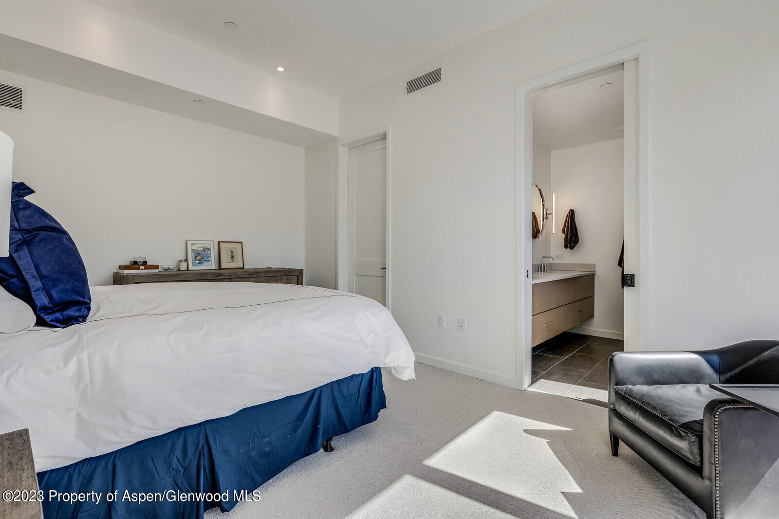 22860 2 Rivers Road, Unit 370 Basalt, CO 81621 - Photo 12 of 27 a bedroom with a bed and a couch