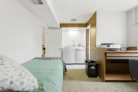 a view of kitchen and utility room
