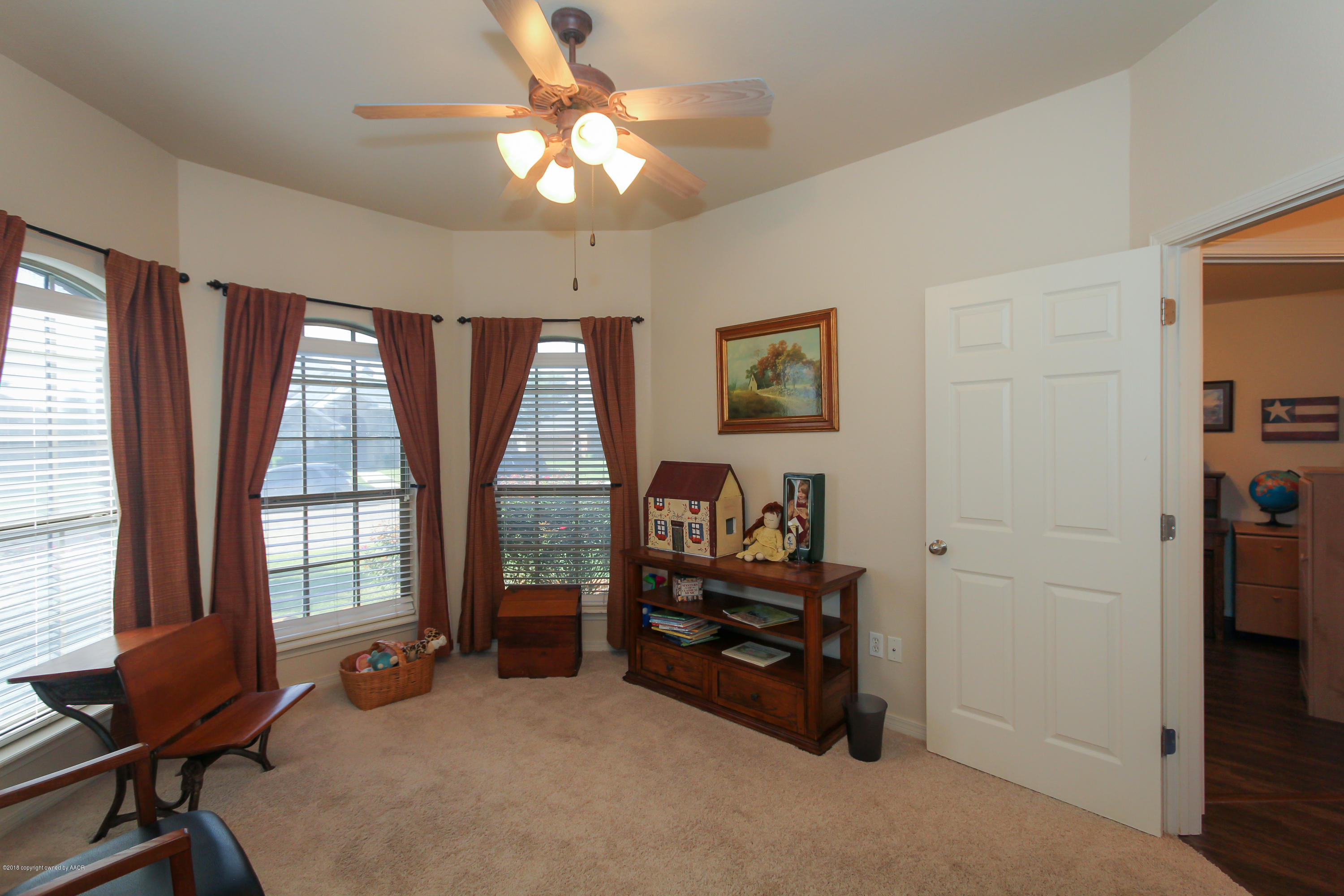 6918 Thunder Road Amarillo, TX 79119 - Photo 26 of 37 BEDROOM 2 VIEW 1