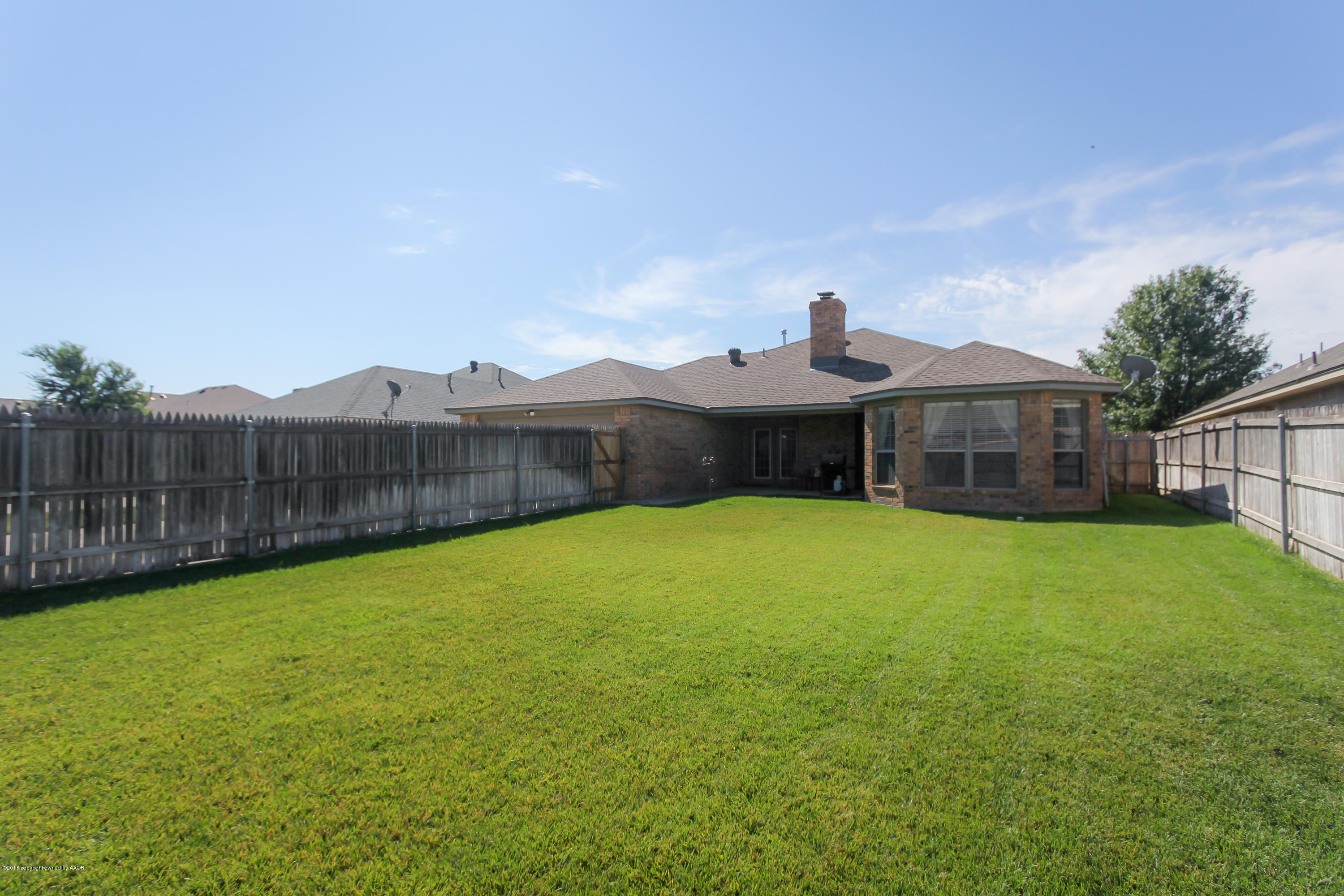 6918 Thunder Road Amarillo, TX 79119 - Photo 31 of 37 BACK YARD VIEW 3