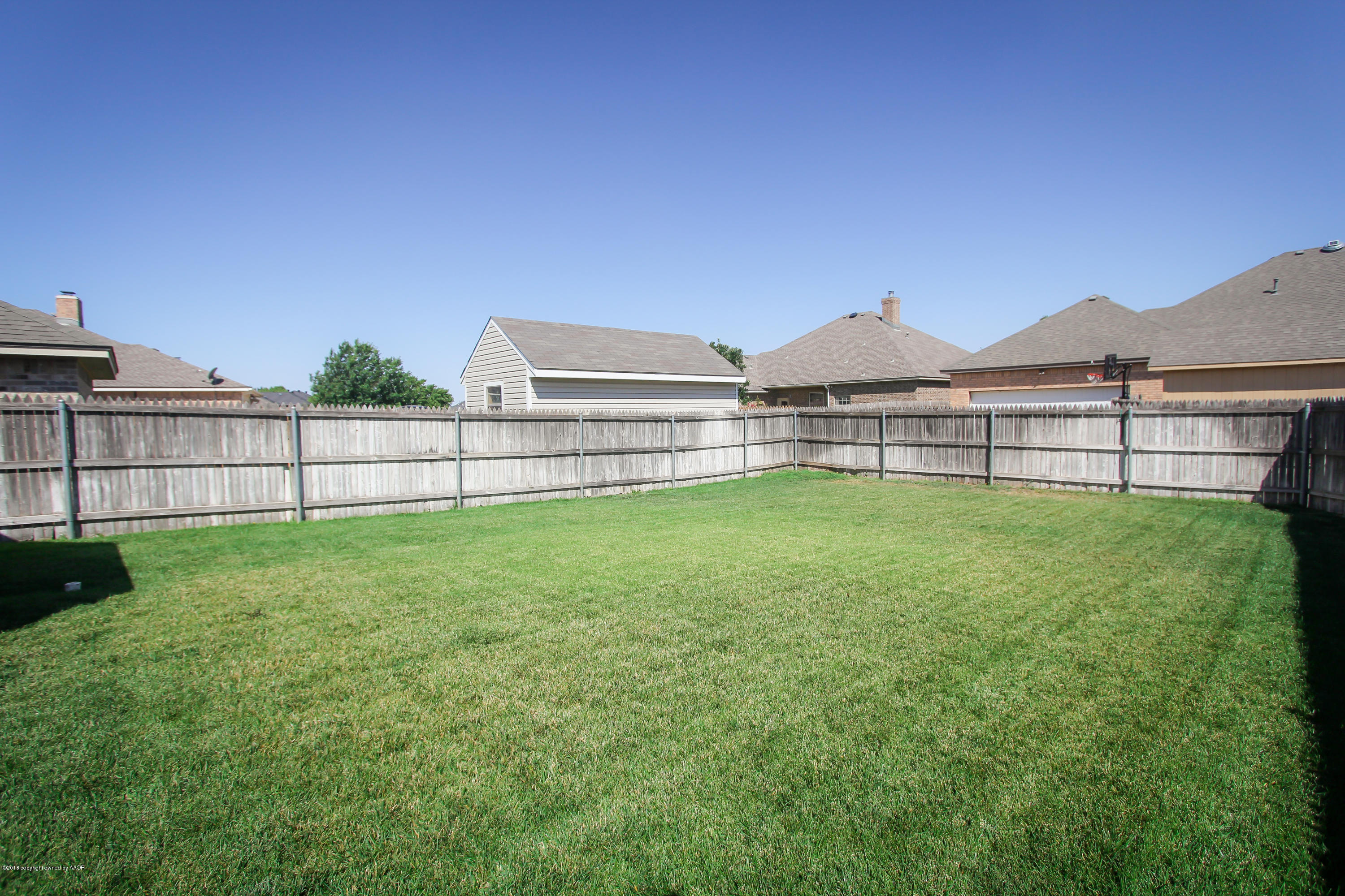 6918 Thunder Road Amarillo, TX 79119 - Photo 33 of 37 BACK YARD VIEW 2