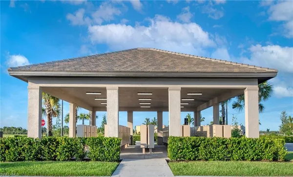 a room with furniture