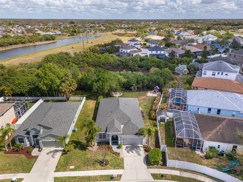 4136 Little Gap Loop Ellenton, FL 34222 - Photo 36 of 50 an aerial view of residential houses with outdoor space and swimming pool