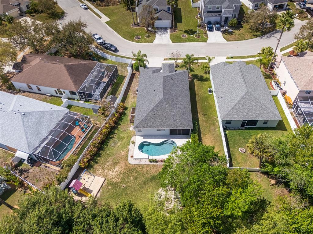 4136 Little Gap Loop Ellenton, FL 34222 - Photo 40 of 50 an aerial view of residential house with outdoor space and swimming pool