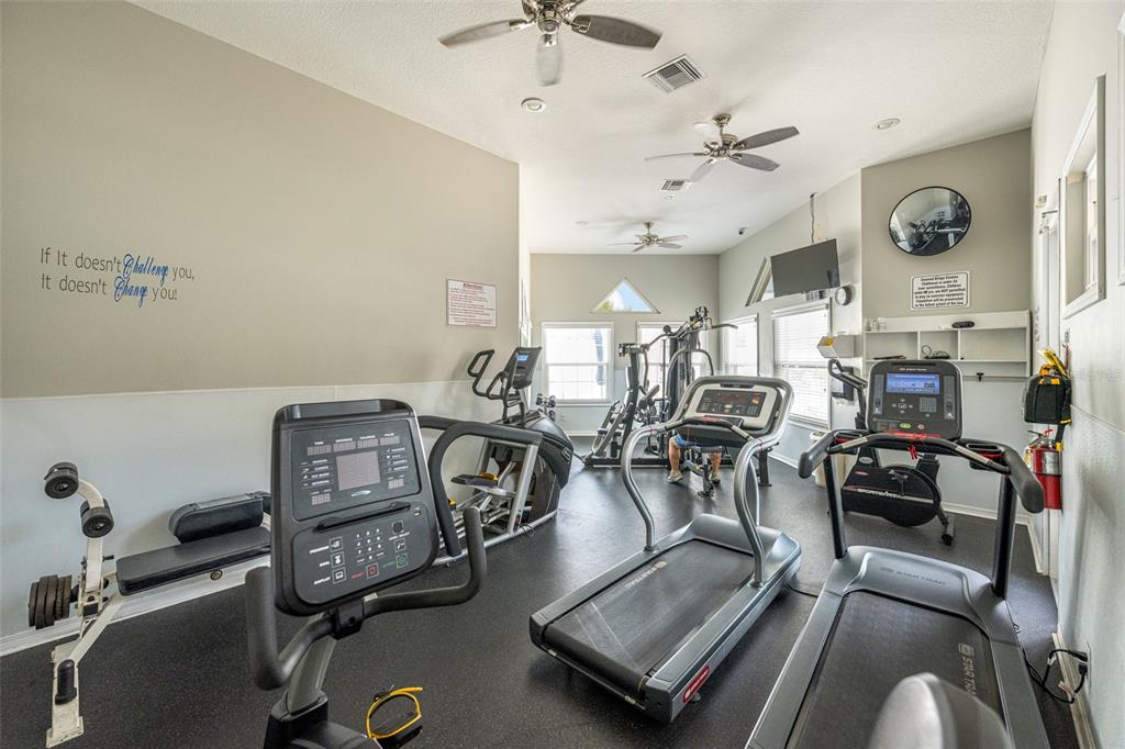 4136 Little Gap Loop Ellenton, FL 34222 - Photo 45 of 50 a view of a room with gym equipment