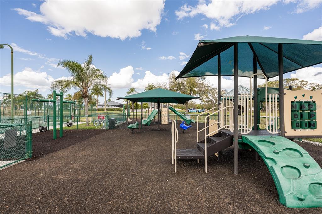 4136 Little Gap Loop Ellenton, FL 34222 - Photo 49 of 50 a view of a chairs and table in patio with a yard