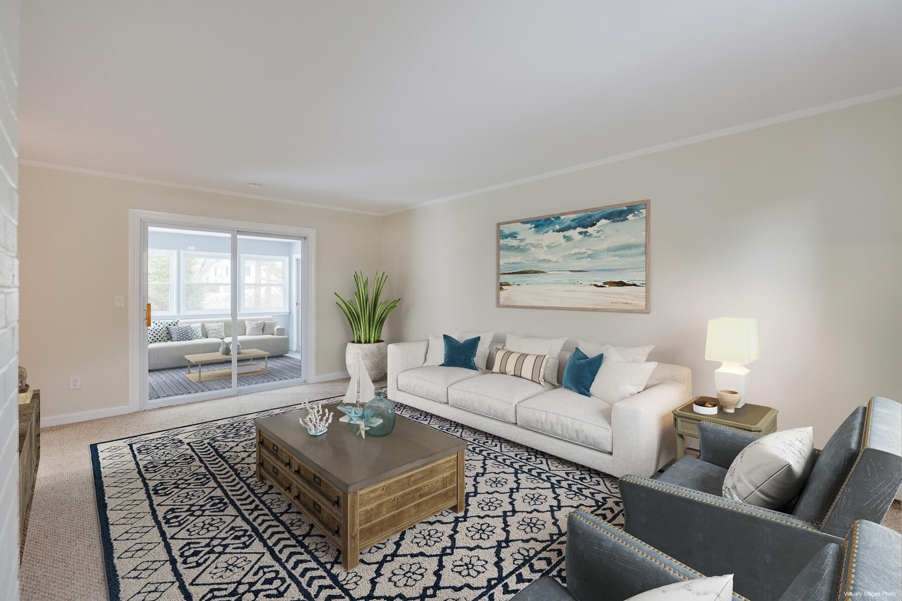 98 Long Road Harwich, MA 02645 - Photo 17 of 31 a living room with furniture a rug and a window
