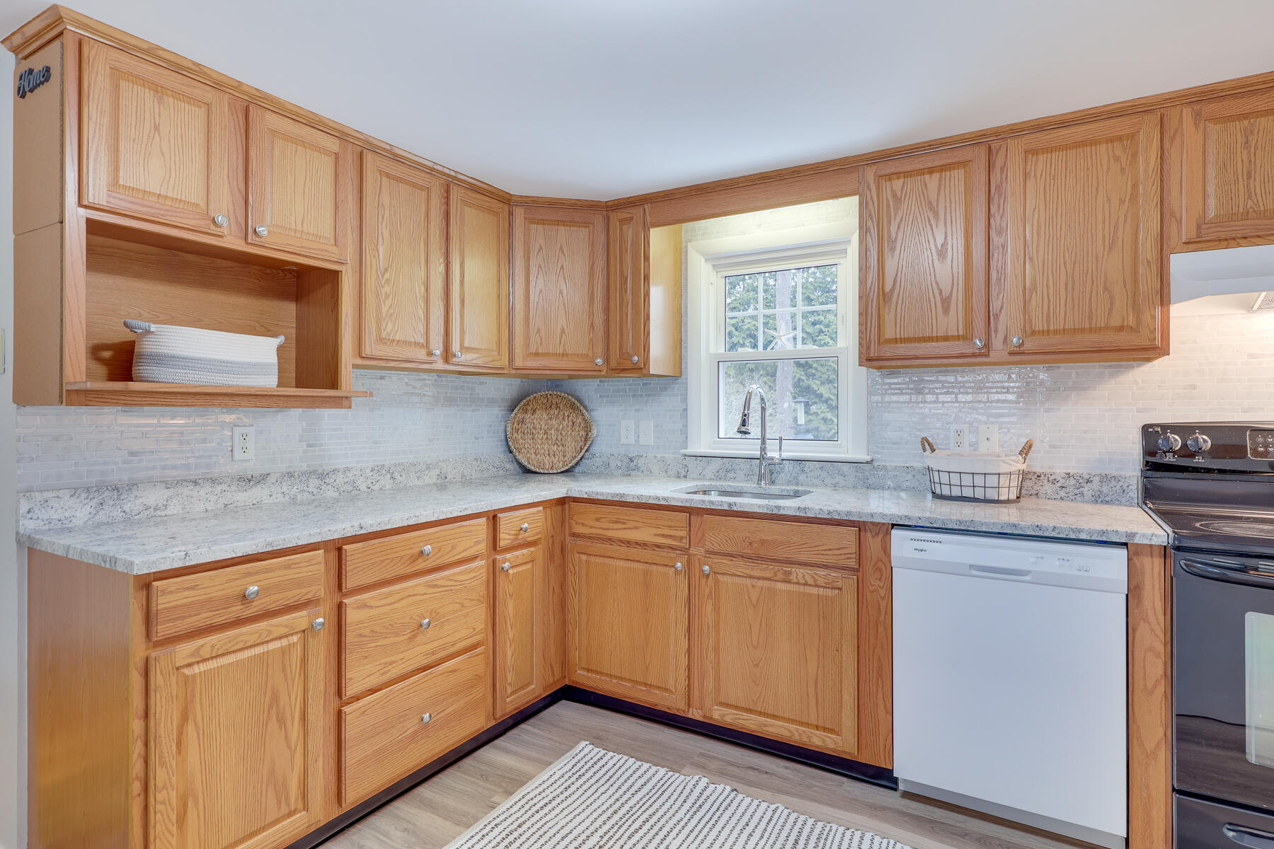98 Long Road Harwich, MA 02645 - Photo 5 of 31 a kitchen with sink cabinets and window