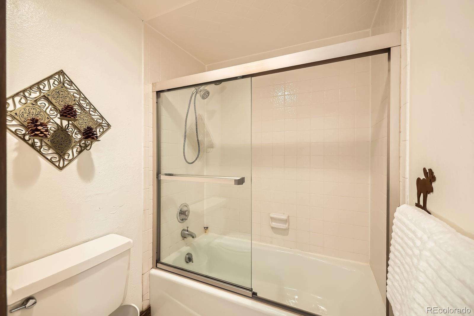 120 E Lane, Unit 109 Dillon, CO 80435 - Photo 23 of 39 a bathroom with a shower and a toilet