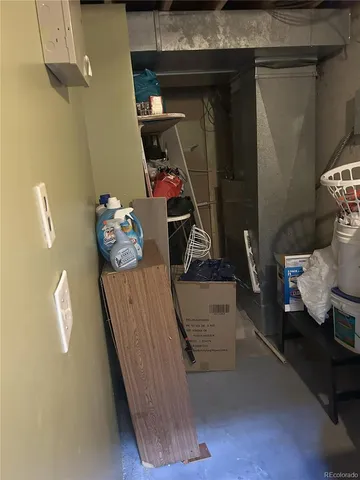 a close view of utility room