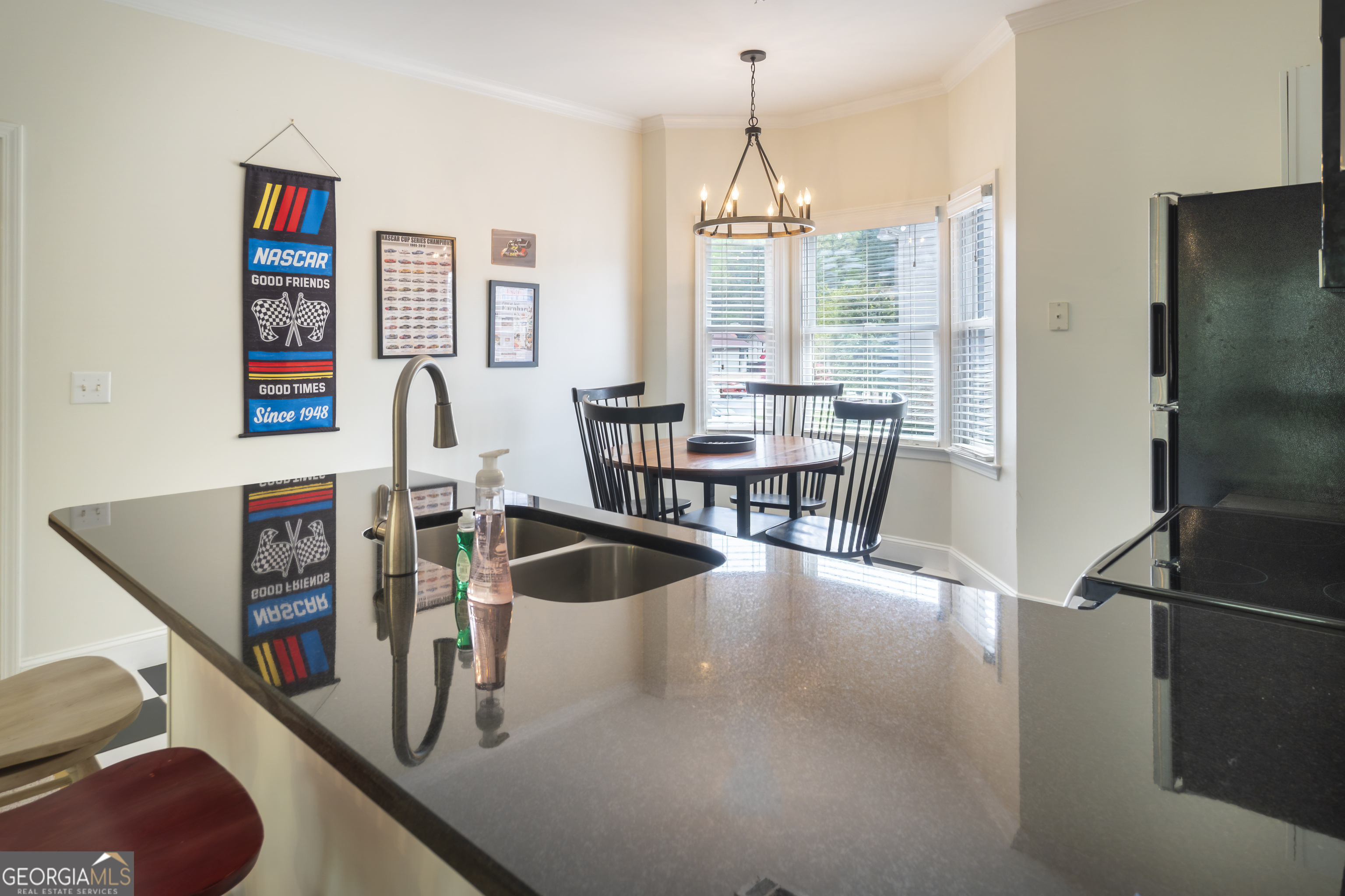 892 Edelweiss Strasse Helen, GA 30545 - Photo 12 of 36 a view of a kitchen with workspace and a window