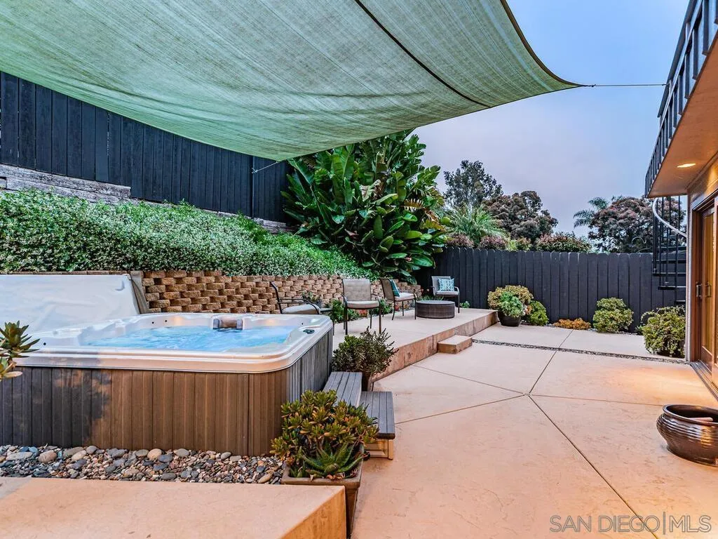 1838 Laurel Road Oceanside, CA 92054 - Photo 59 of 71 a view of a backyard with plants and wooden fence