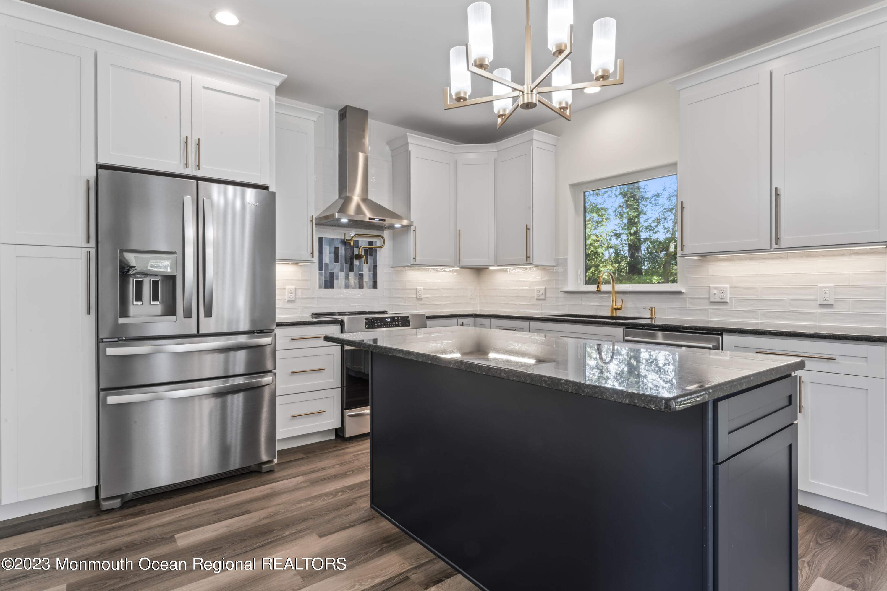 14 Patrick Court Toms River, NJ 08755 - Photo 14 of 30 a kitchen with stainless steel appliances granite countertop a refrigerator a sink dishwasher a stove and a refrigerator