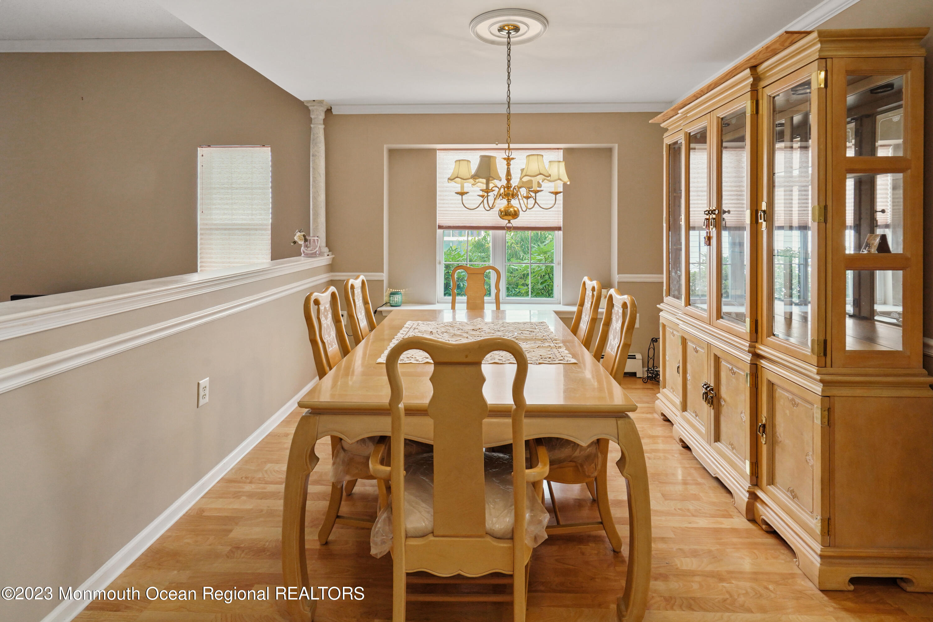 7 Portebello Road Jackson, NJ 08527 - Photo 16 of 49 a view of a dining room with furniture window and wooden floor