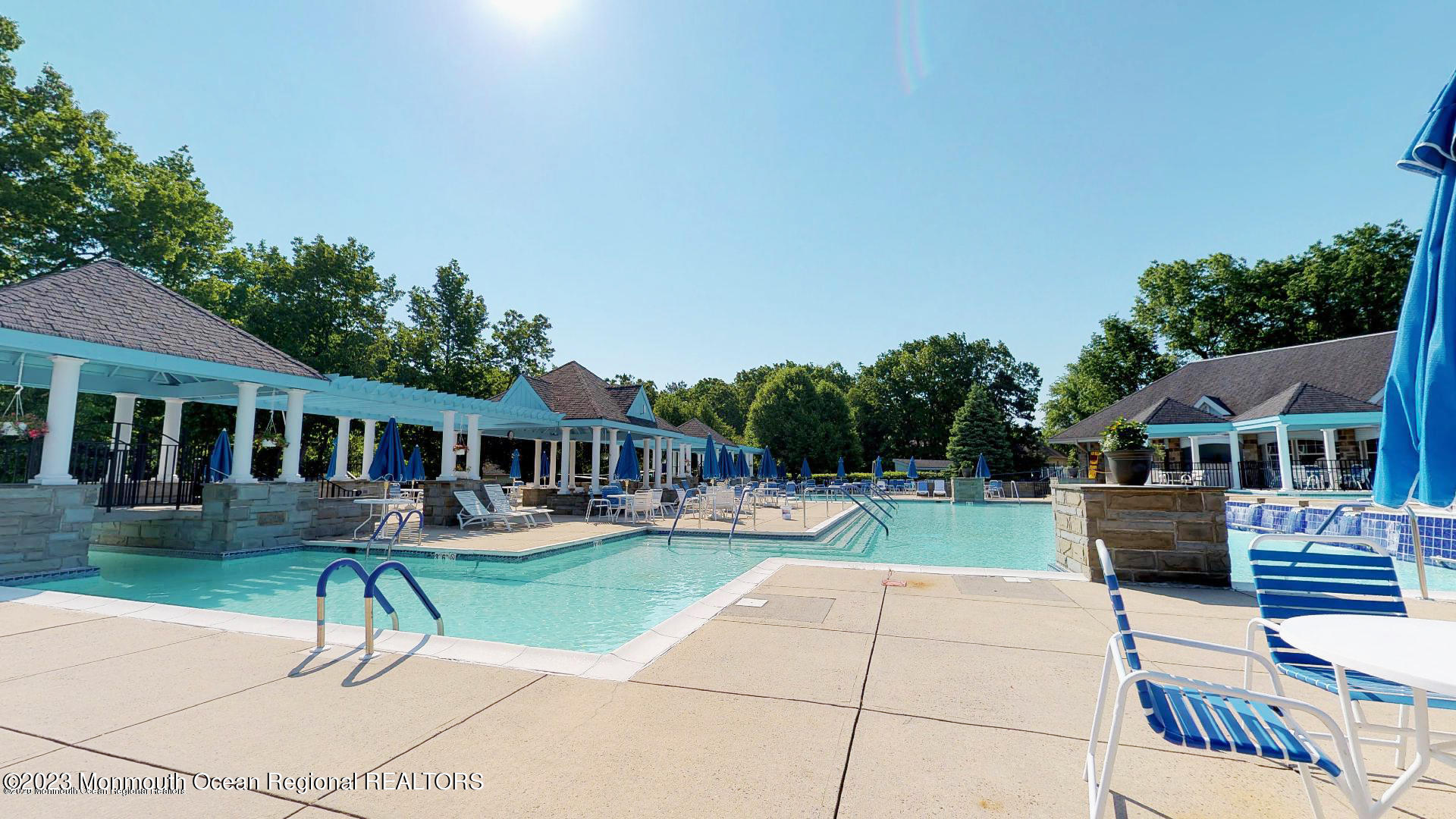 7 Portebello Road Jackson, NJ 08527 - Photo 47 of 49 a house view with a seating space and a garden