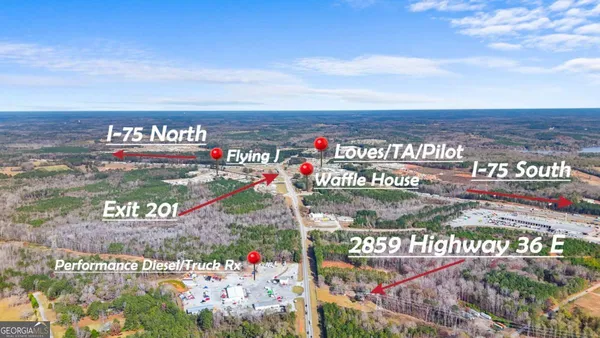 a view of a sign board