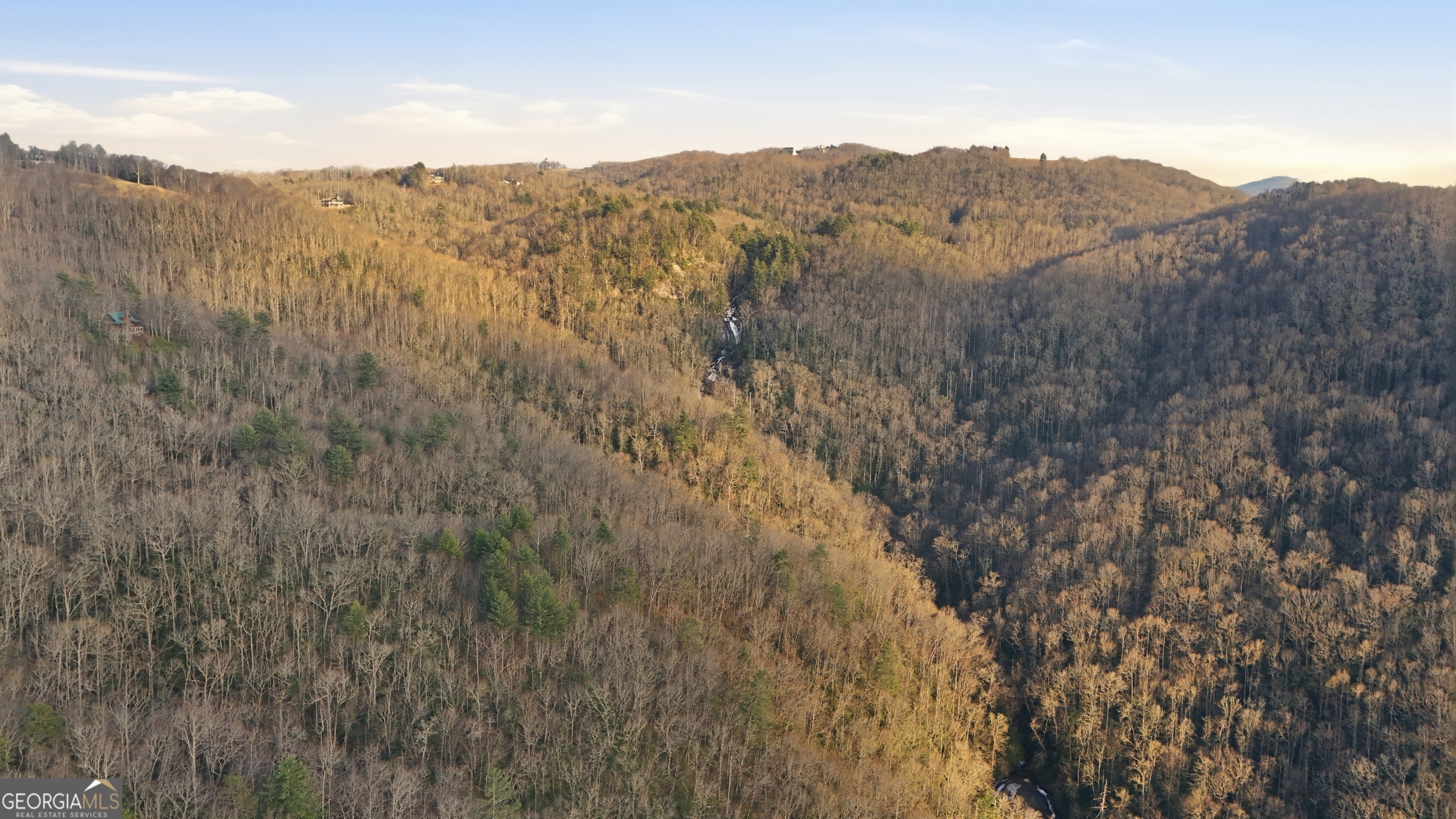 526 Grandaddy Still Road Scaly Mountain, NC 28775 - Photo 46 of 65 a view of a mountain range with trees in the background
