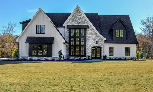 a view of swimming pool with a yard