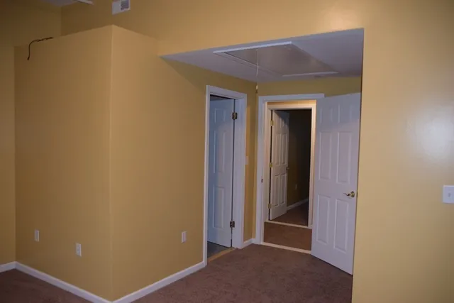 a view of front door