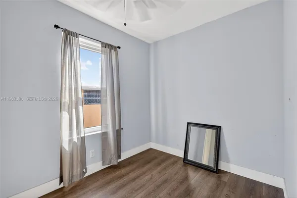 wooden floor in an empty room