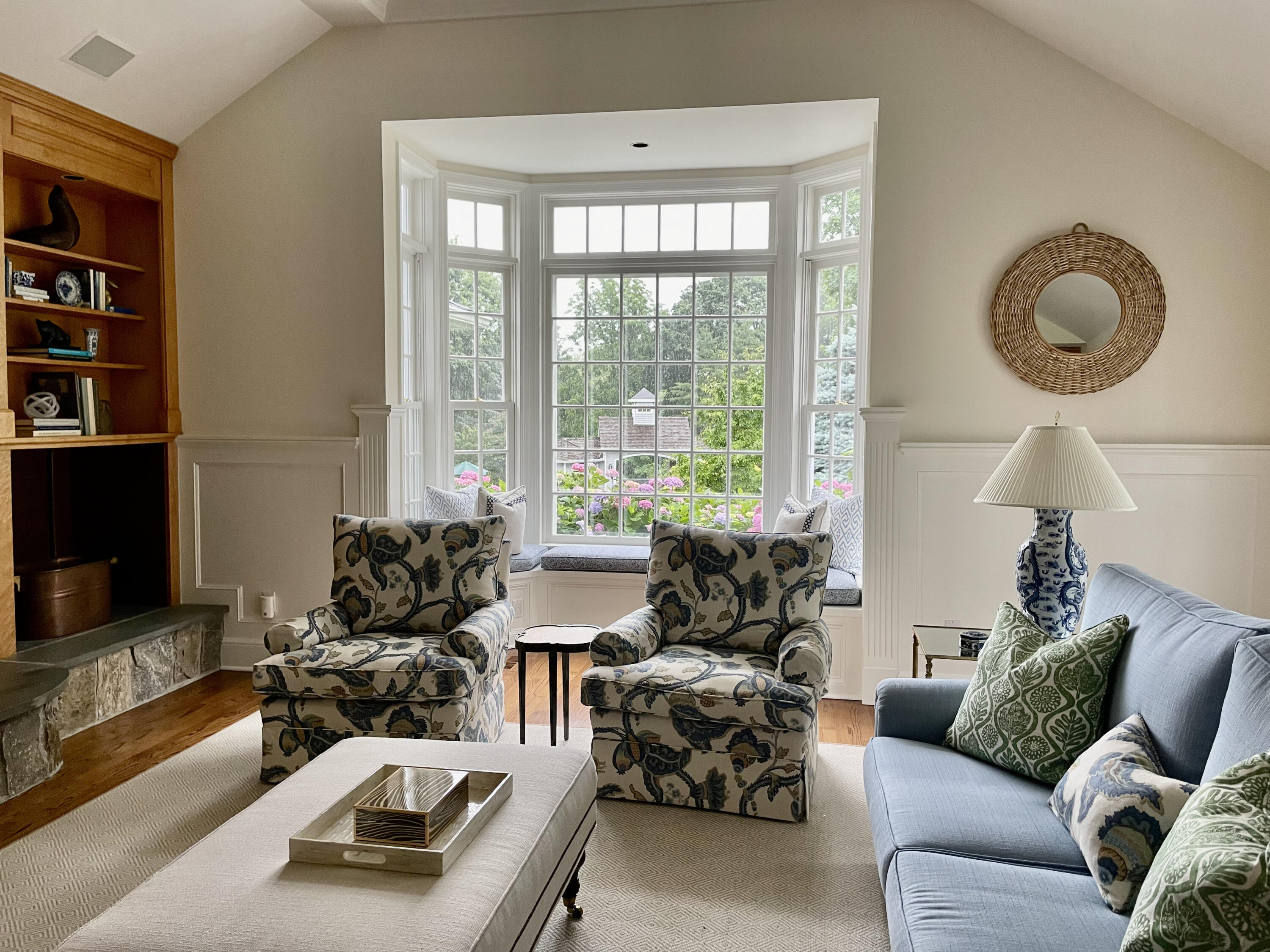 35 Rosebrook Road New Canaan, CT 06840 - Photo 14 of 38 a living room with furniture and a large window