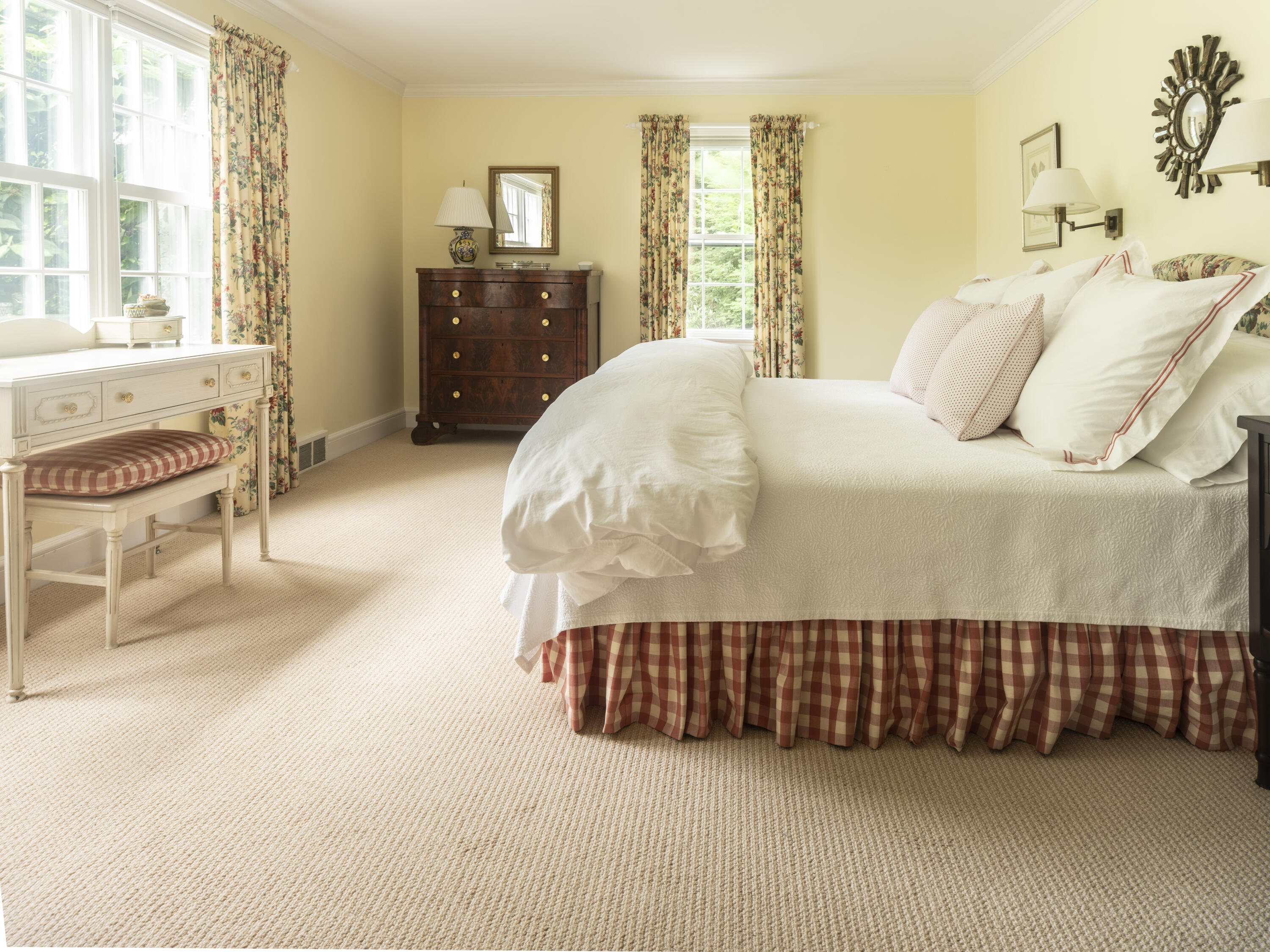 35 Rosebrook Road New Canaan, CT 06840 - Photo 21 of 38 a spacious bedroom with a bed and a couch
