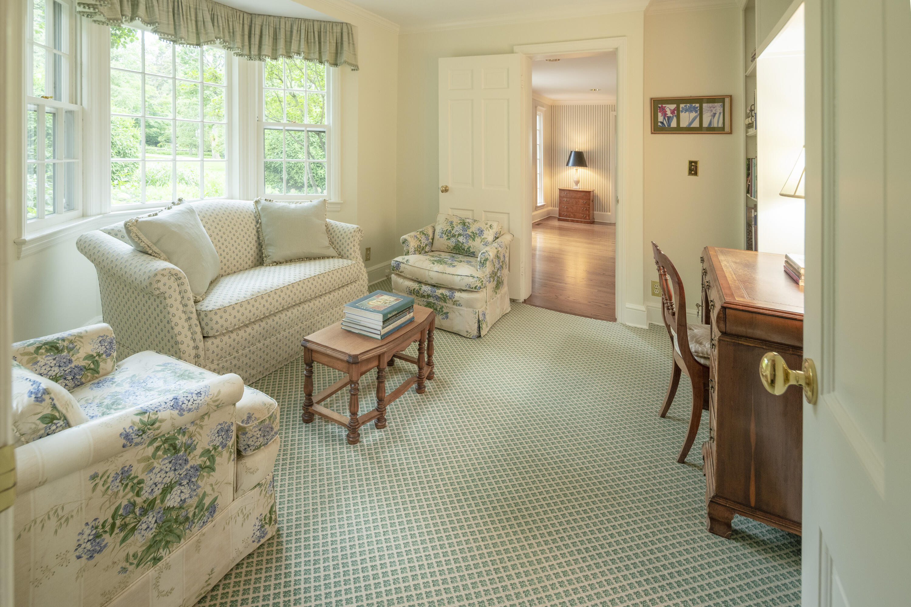 35 Rosebrook Road New Canaan, CT 06840 - Photo 22 of 38 a living room with furniture and a window