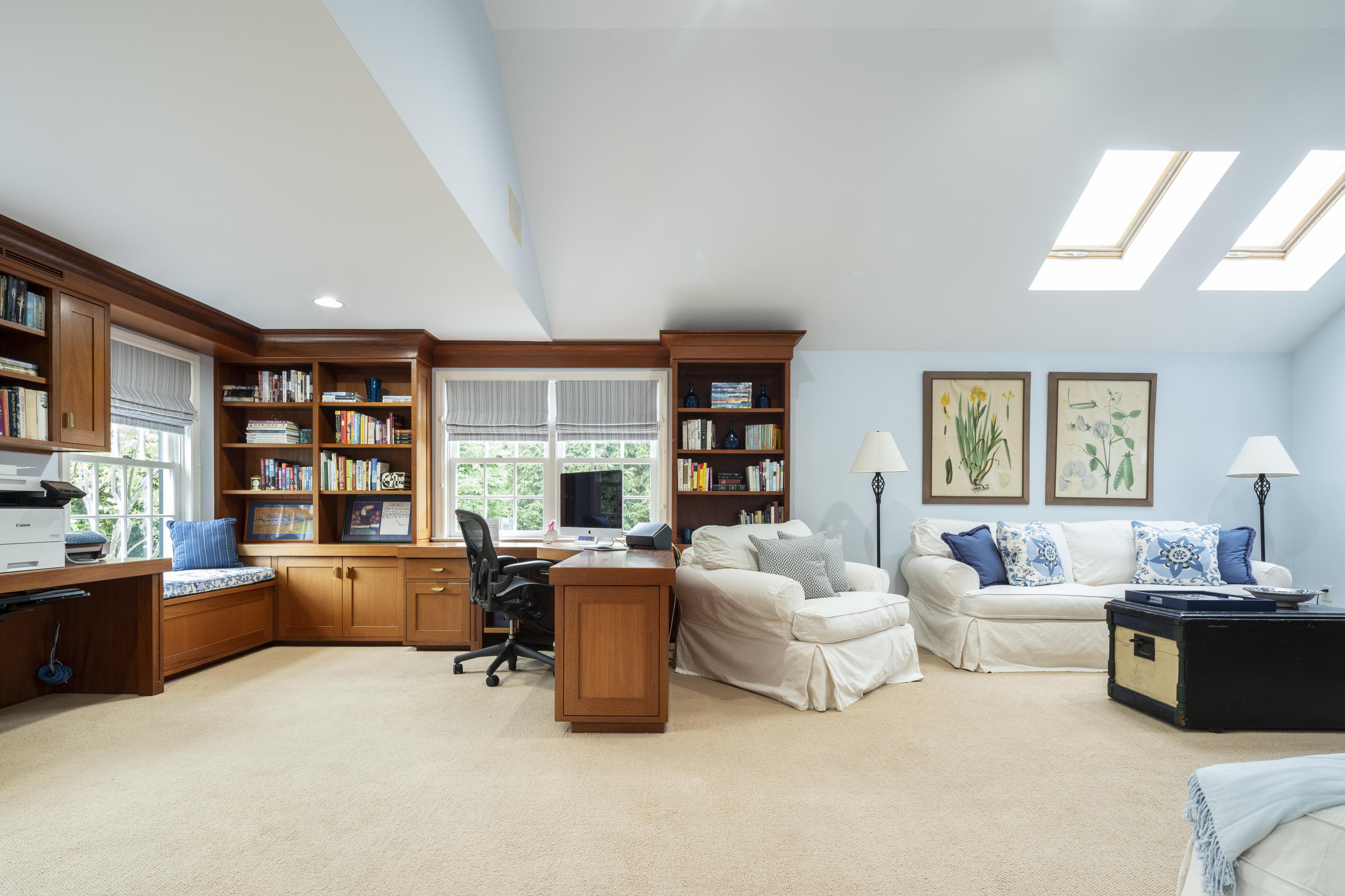 35 Rosebrook Road New Canaan, CT 06840 - Photo 29 of 38 a living room with furniture and a large window