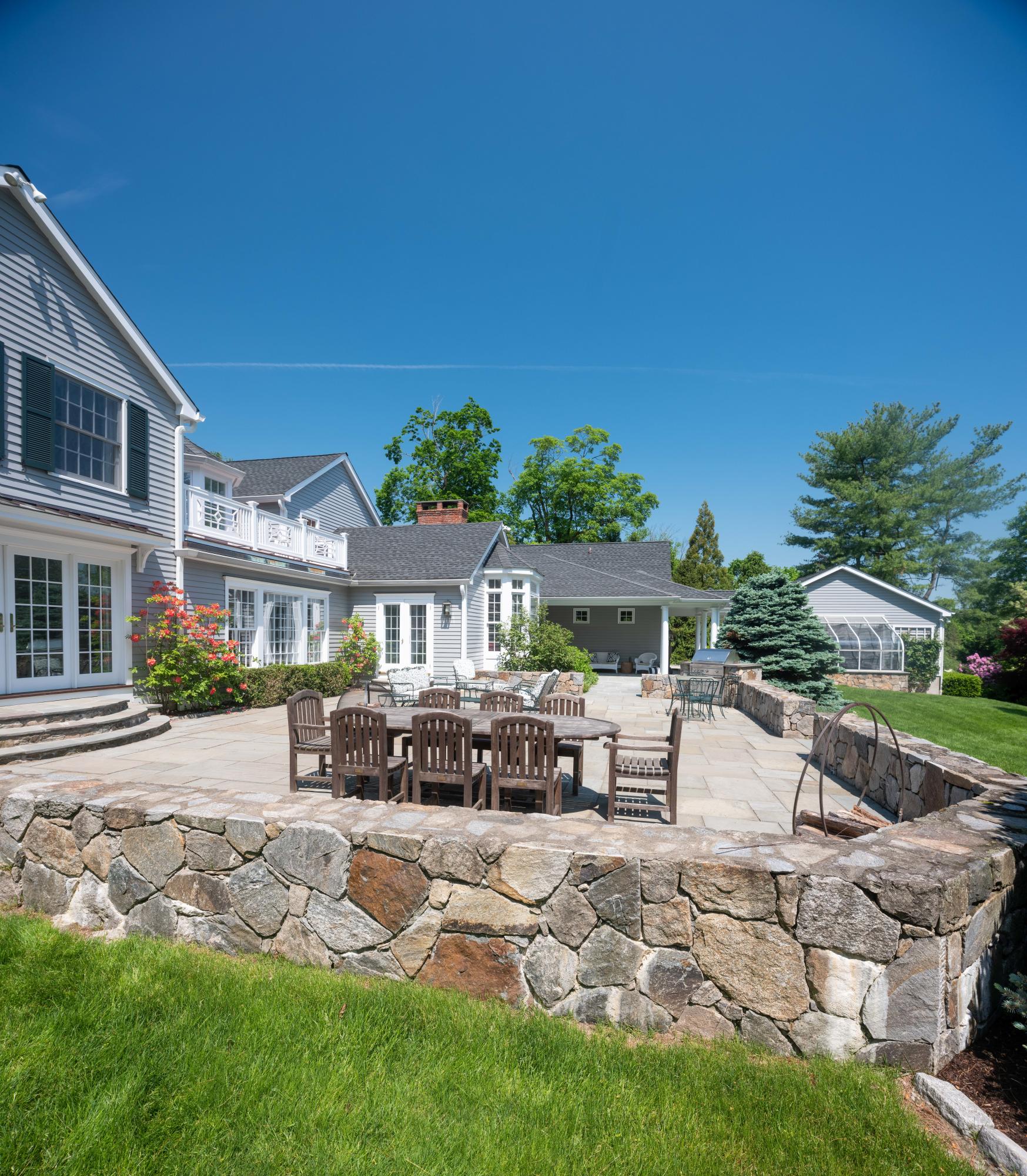 35 Rosebrook Road New Canaan, CT 06840 - Photo 30 of 38 a view of a house with a yard