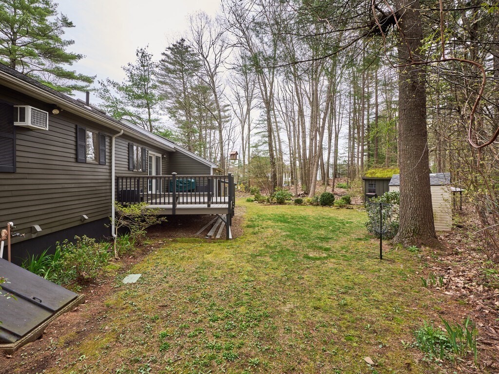 21 Collette Road Sturbridge, MA 01518 - Photo 34 of 42 a backyard of a house with lots of green space