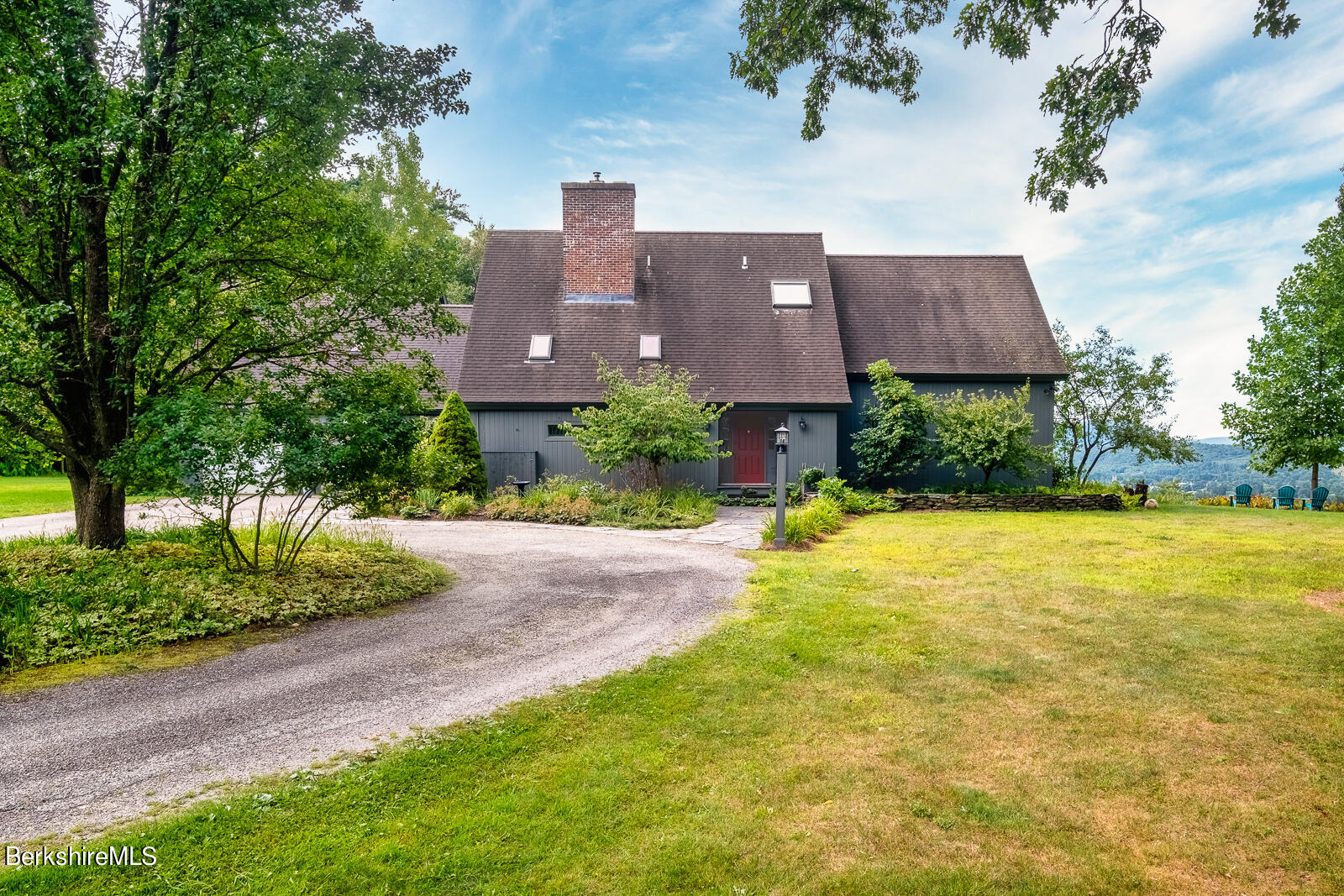 491 Henderson Road Williamstown, MA 01267 - Photo 8 of 42 a aerial view of a house with a yard and a large tree