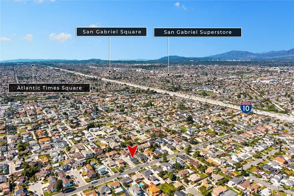 a view of a water covered with buildings