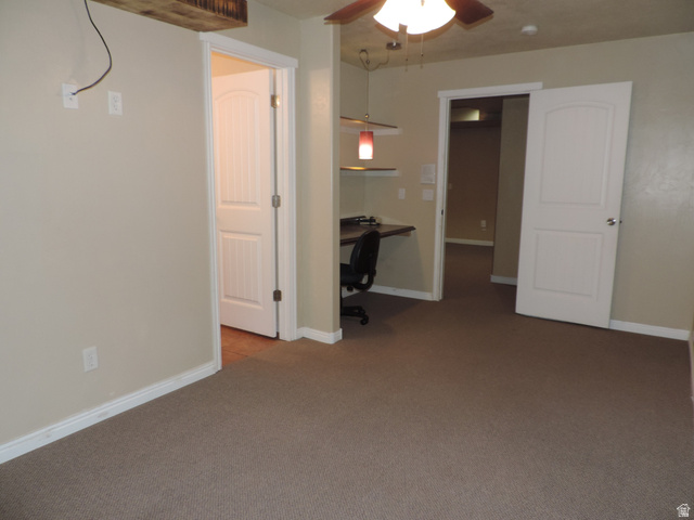 140 North 200 E Street Glenwood, UT 84730 - Photo 27 of 54 Unfurnished office featuring light colored carpet and ceiling fan
