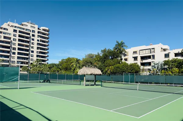 a view of a tennis court