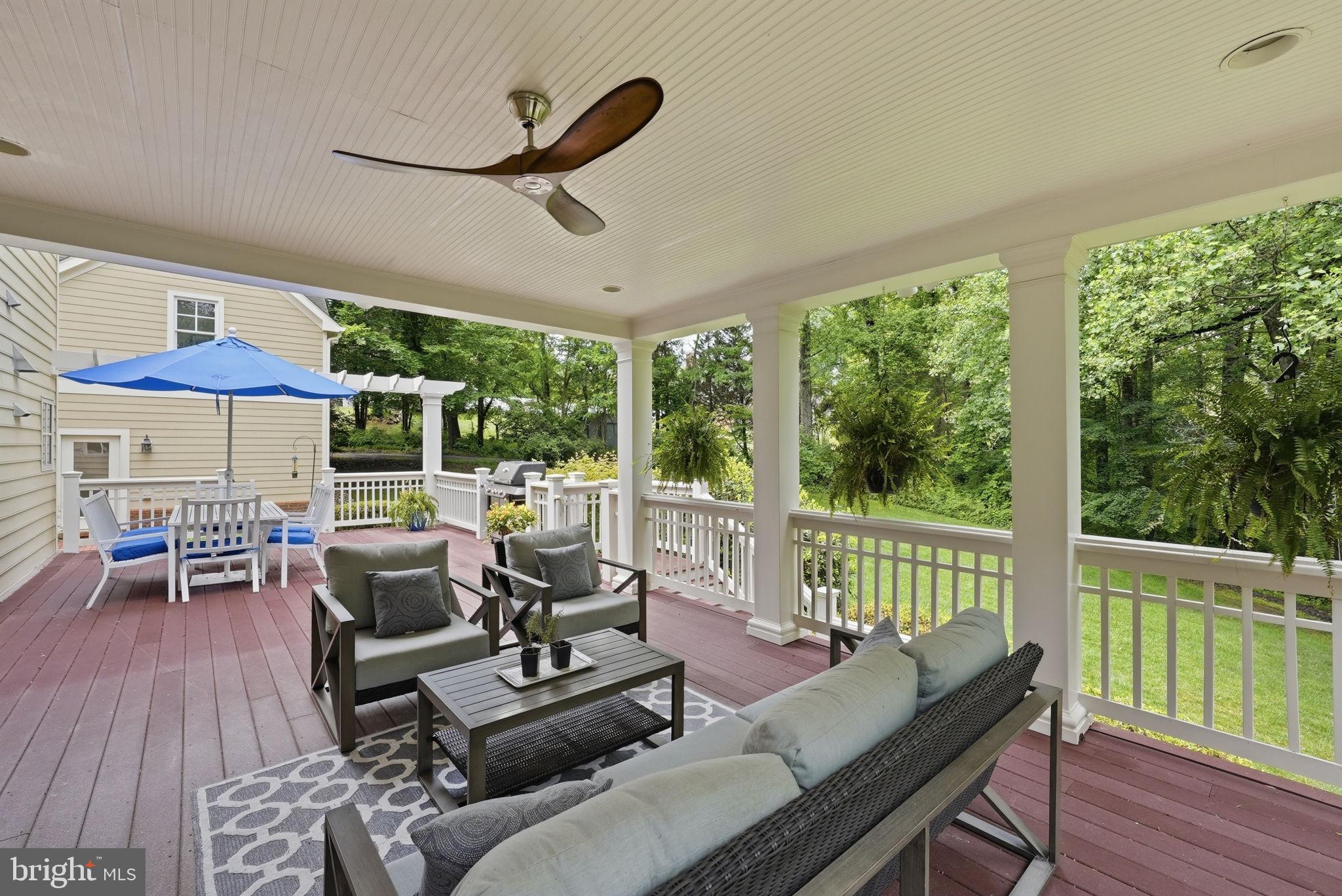 2608 Hunter Mill Road Oakton, VA 22124 - Photo 11 of 59 Covered Porch off of Family Room