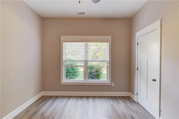 a view of a swimming pool with an outdoor space