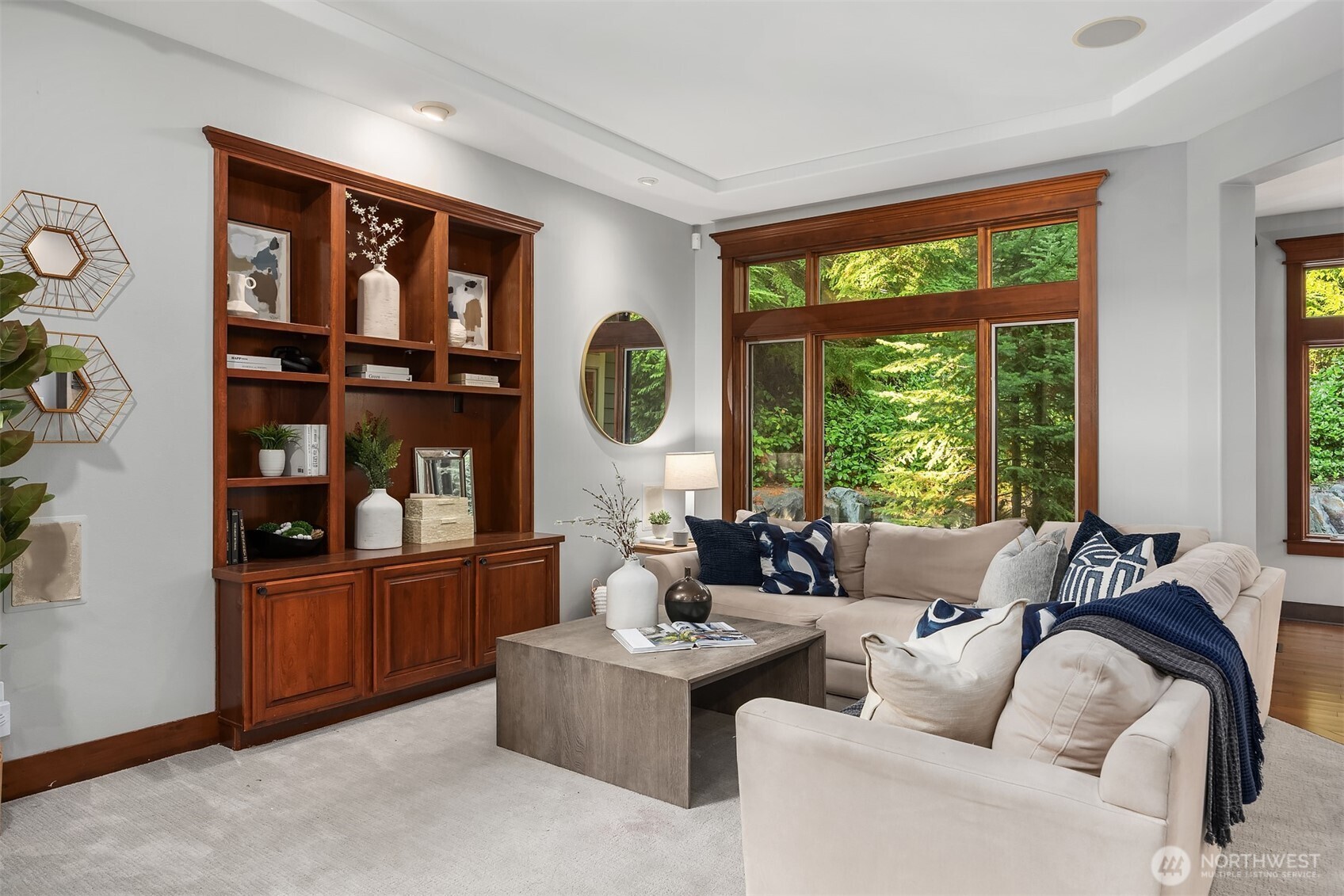2989 Northeast Davis Loop Issaquah, WA 98029 - Photo 10 of 40 a living room with furniture and a large window