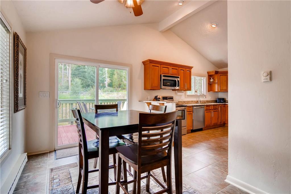 738 Deer Path Road Dillon, CO 80435 - Photo 10 of 25 a view of a dining room with furniture and a window