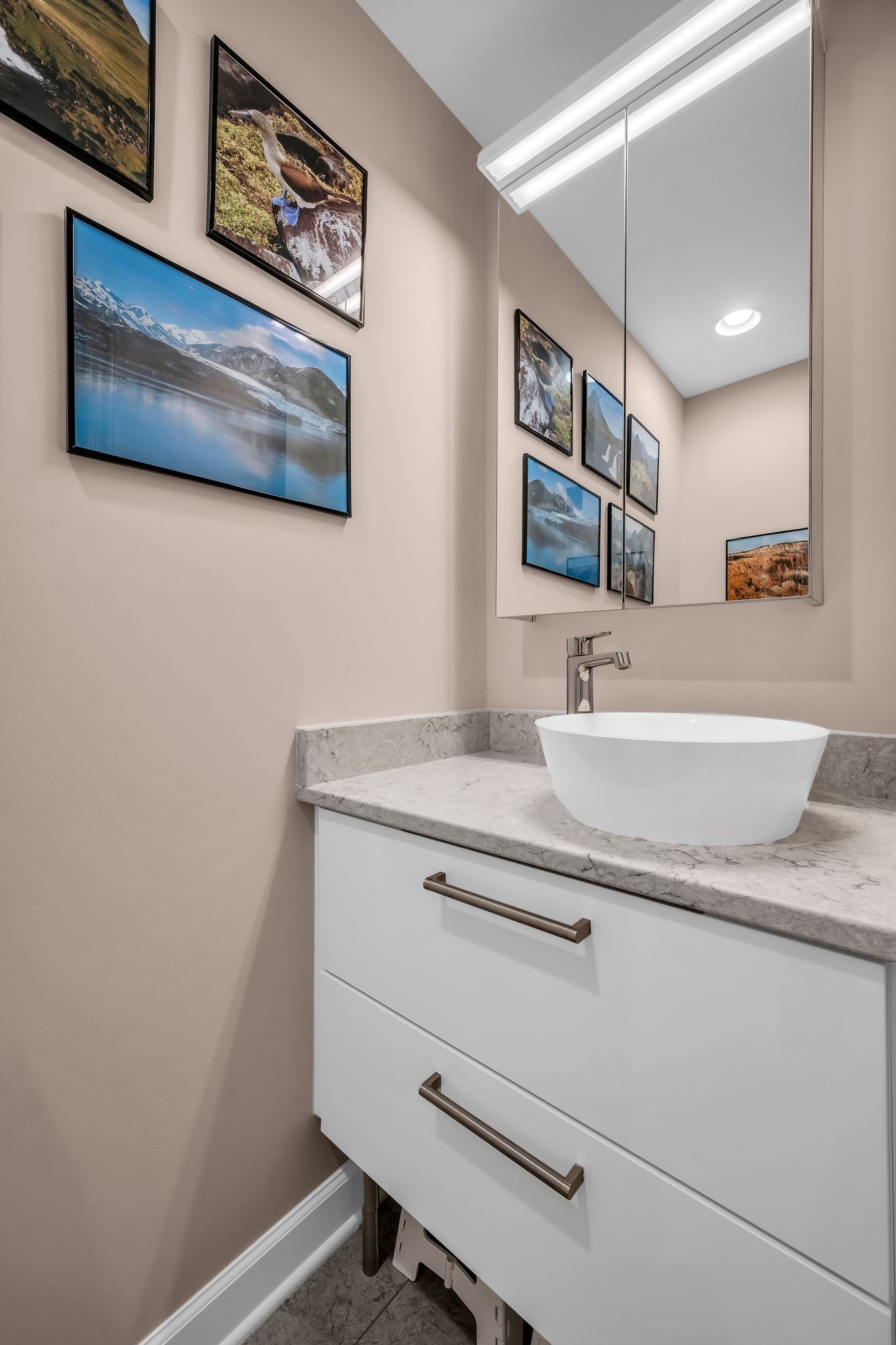 694 Timber Lane Nashville, TN 37215 - Photo 11 of 30 a bathroom with a sink and a mirror