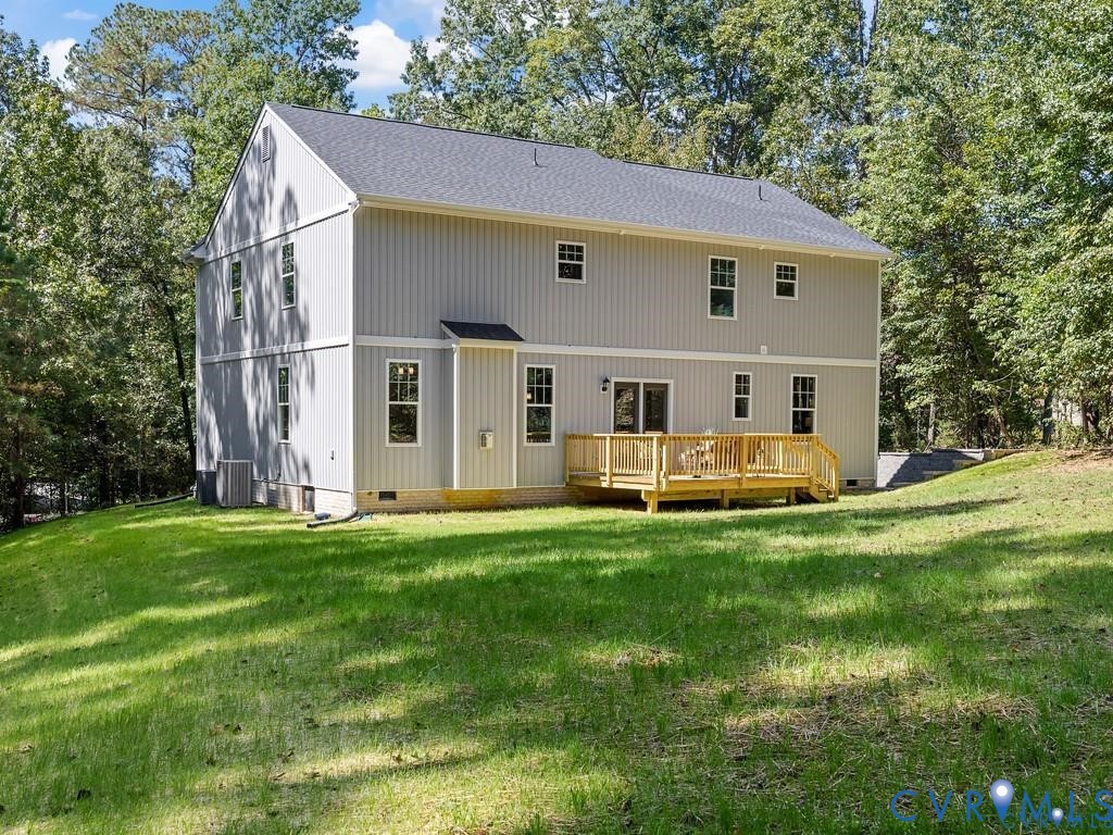 4321 Saratoga Road Richmond, VA 23235 - Photo 43 of 50 Back of Home, Deck & Backyard