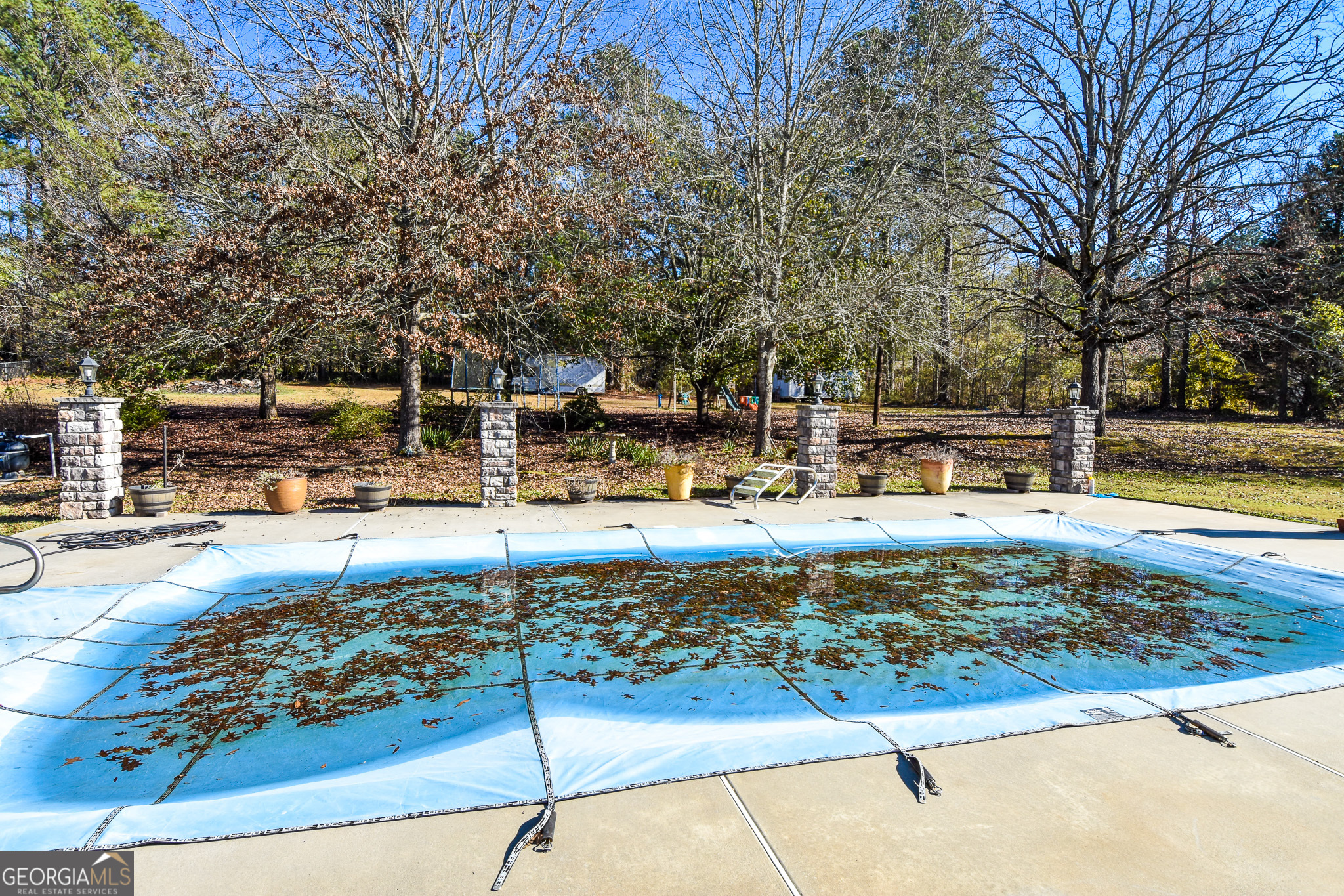 1256 Vaughn Road Griffin, GA 30223 - Photo 50 of 73 a view of a yard with sitting area